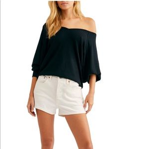 NWT Free People Santa Clara Thermal Top